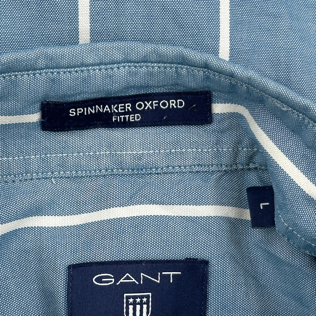 Gant Striped Shirt - Large Blue Cotton - Image 3