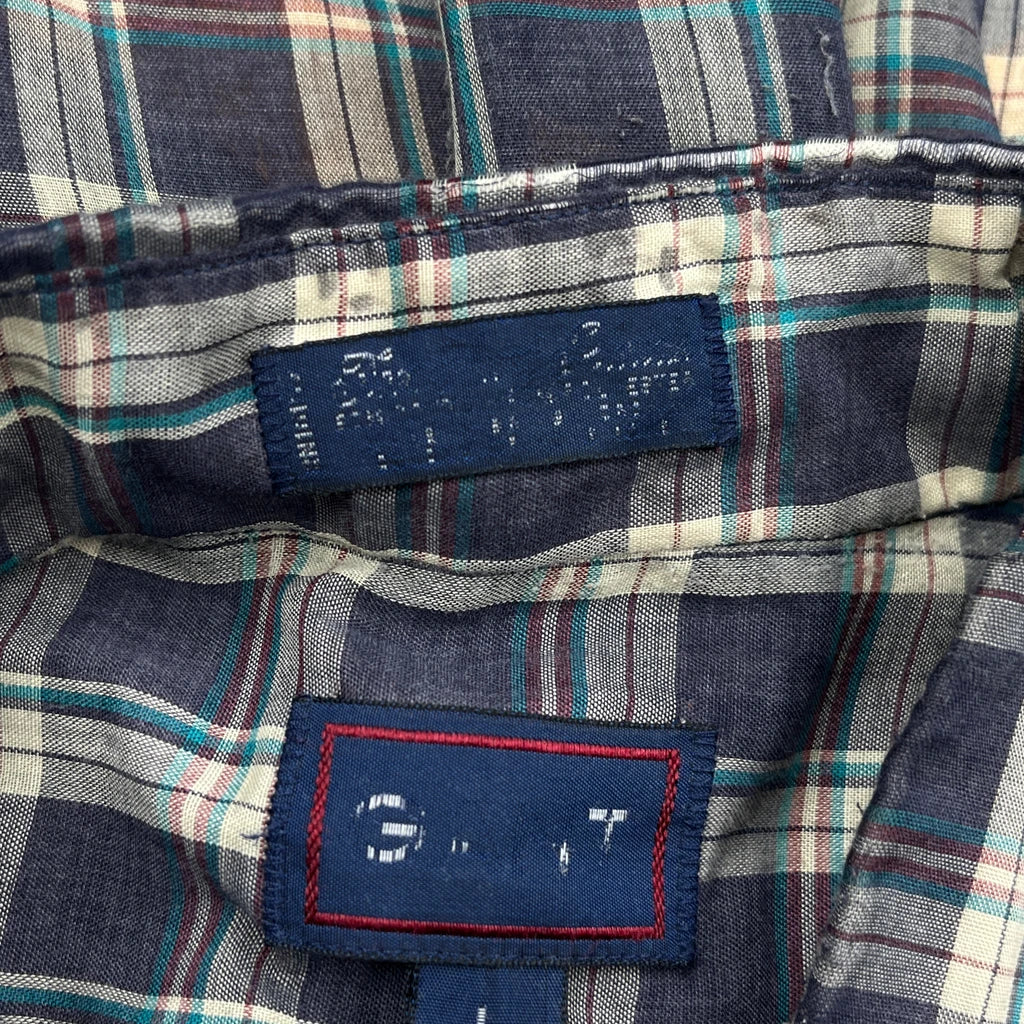 Gant Checked Shirt - Large Blue Cotton - Image 3