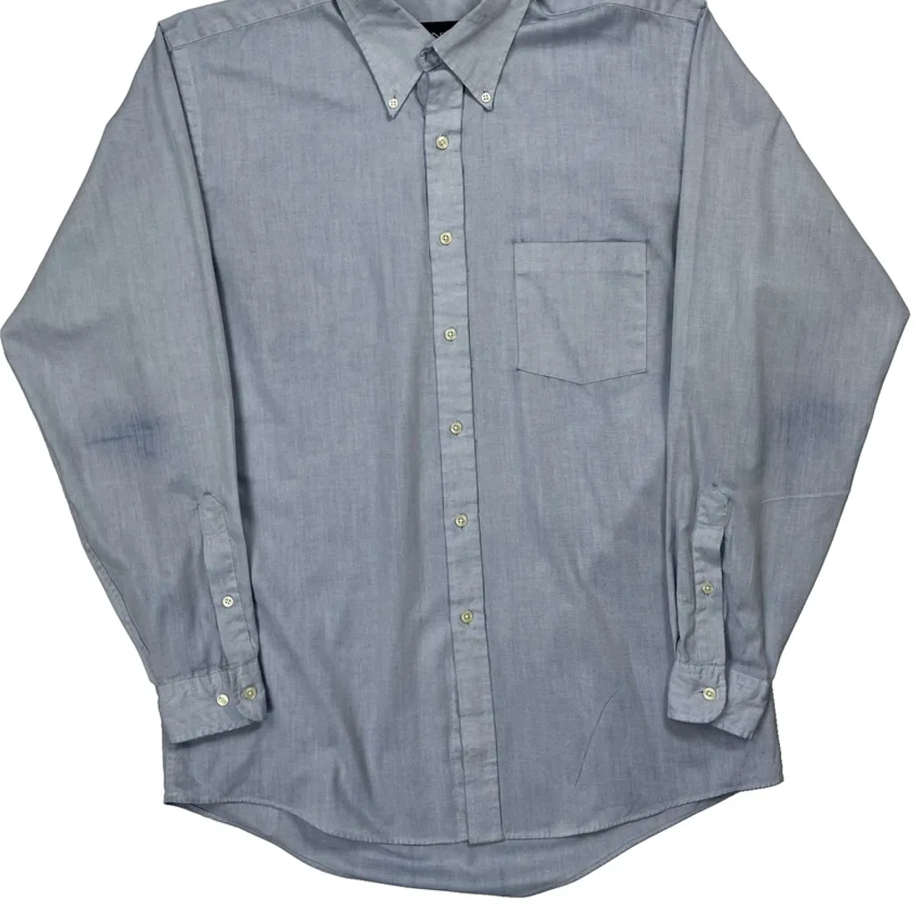 Gant Shirt - Medium Blue Cotton Blend - Image 4