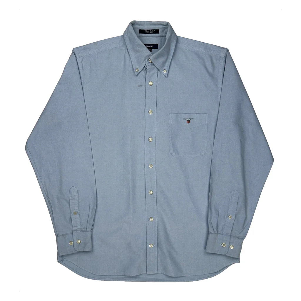 Gant Shirt - Medium Blue Cotton