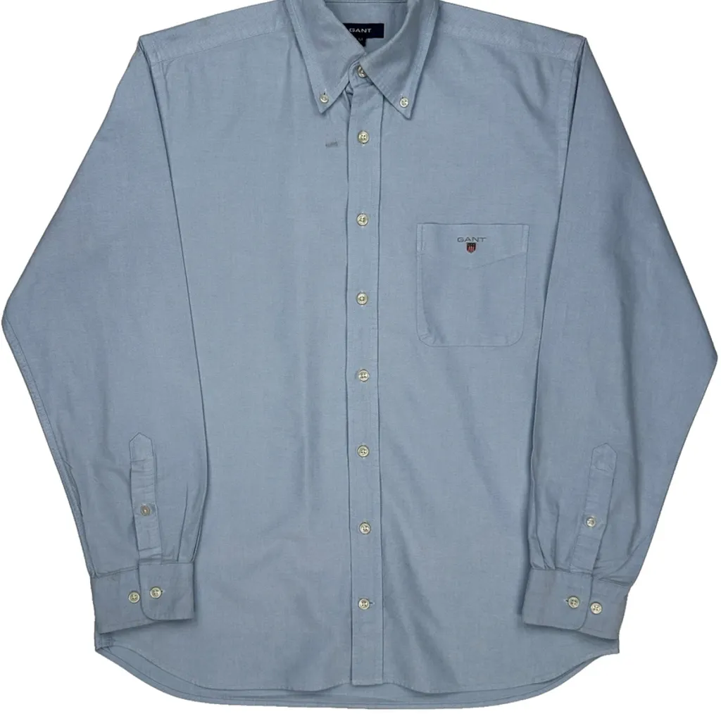 Gant Shirt - Medium Blue Cotton - Image 4