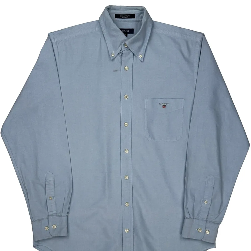 Gant Shirt - Medium Blue Cotton - Image 5