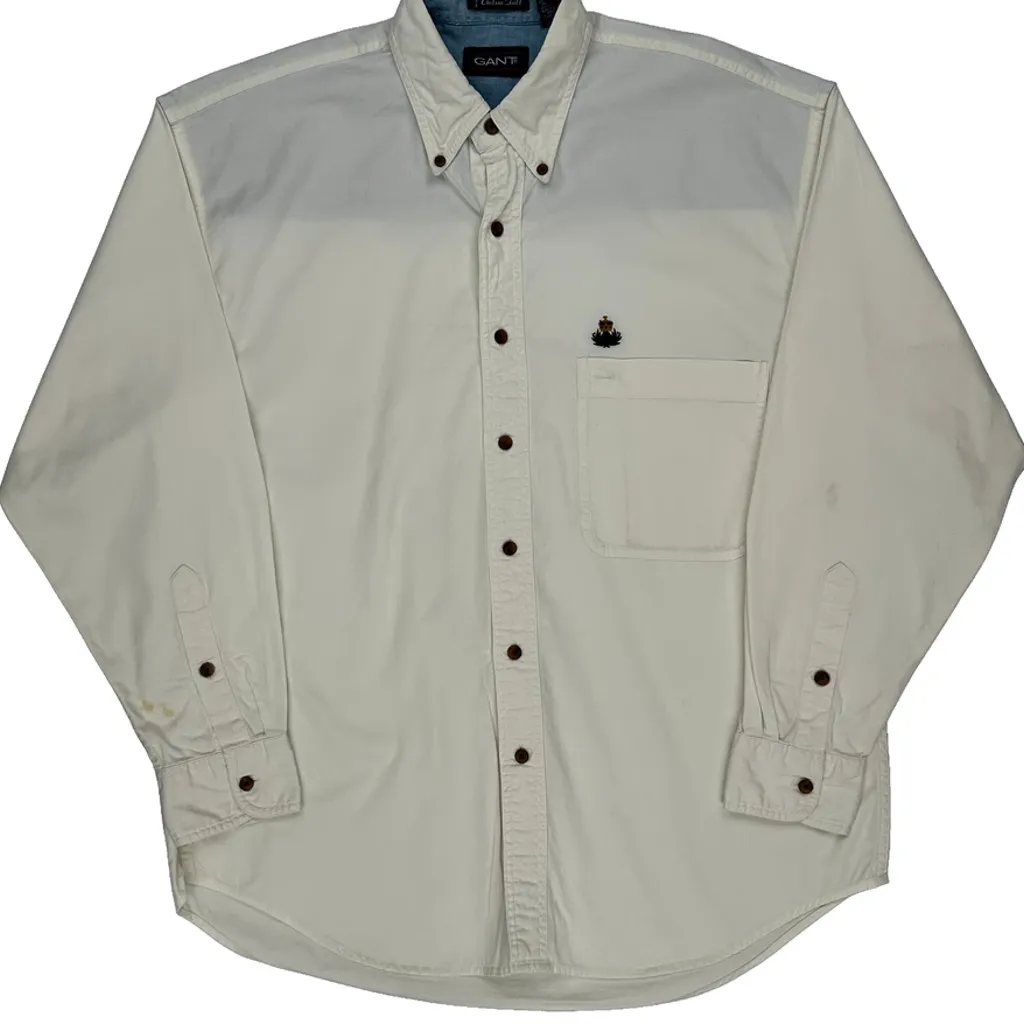 Gant Shirt - Medium Cream Cotton - Image 5