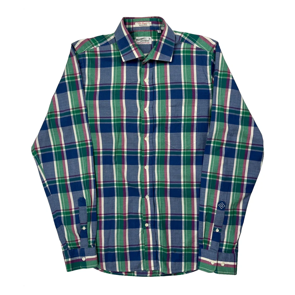 Gant Checked Shirt - Medium Multicoloured Cotton