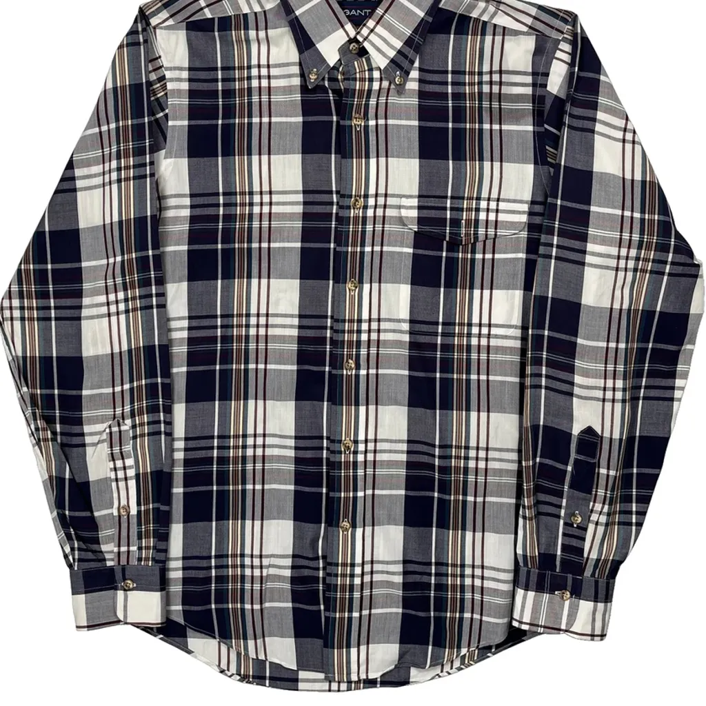 Gant Checked Shirt - Medium Multicoloured Cotton Blend - Image 5