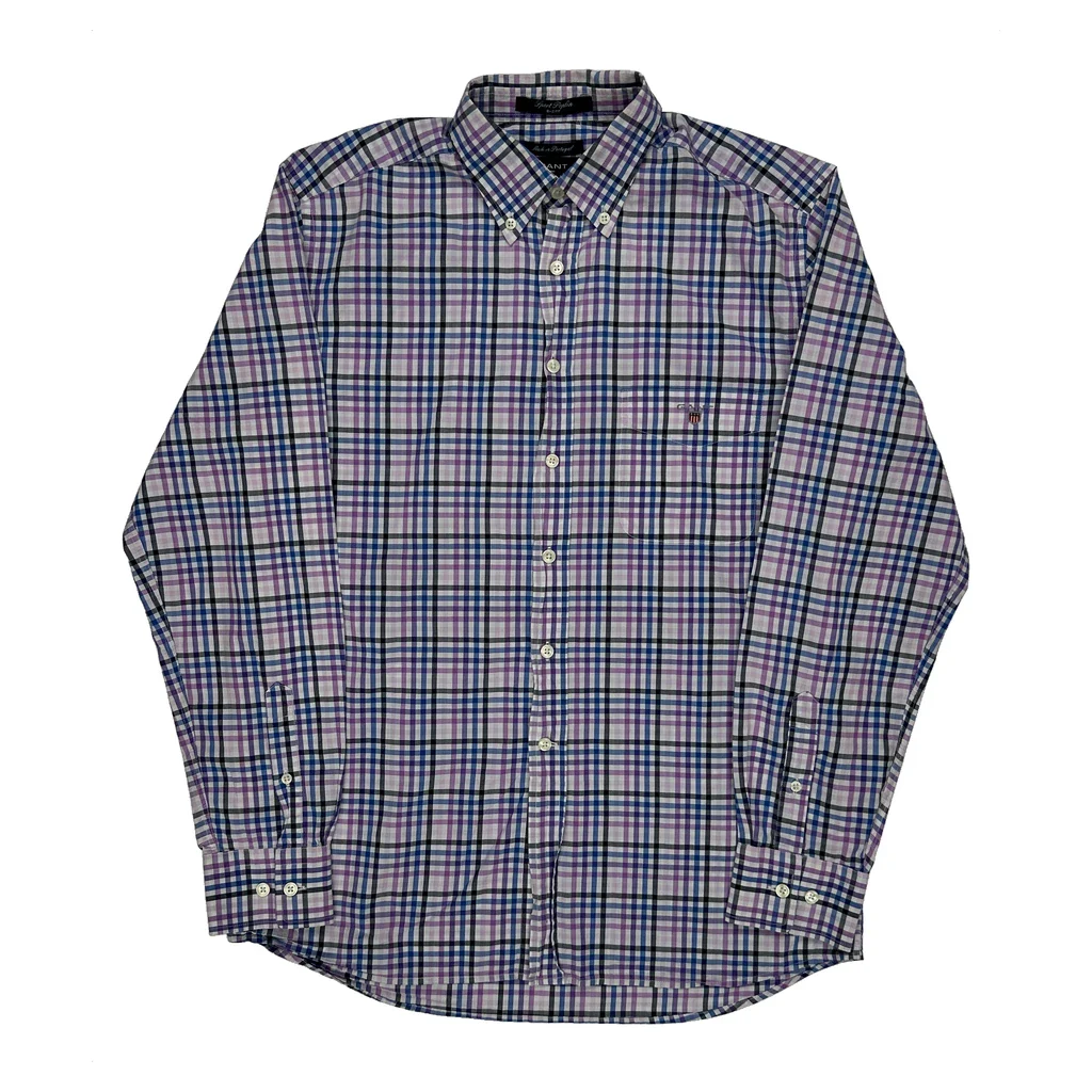 Gant Checked Shirt - Medium Multicoloured Cotton