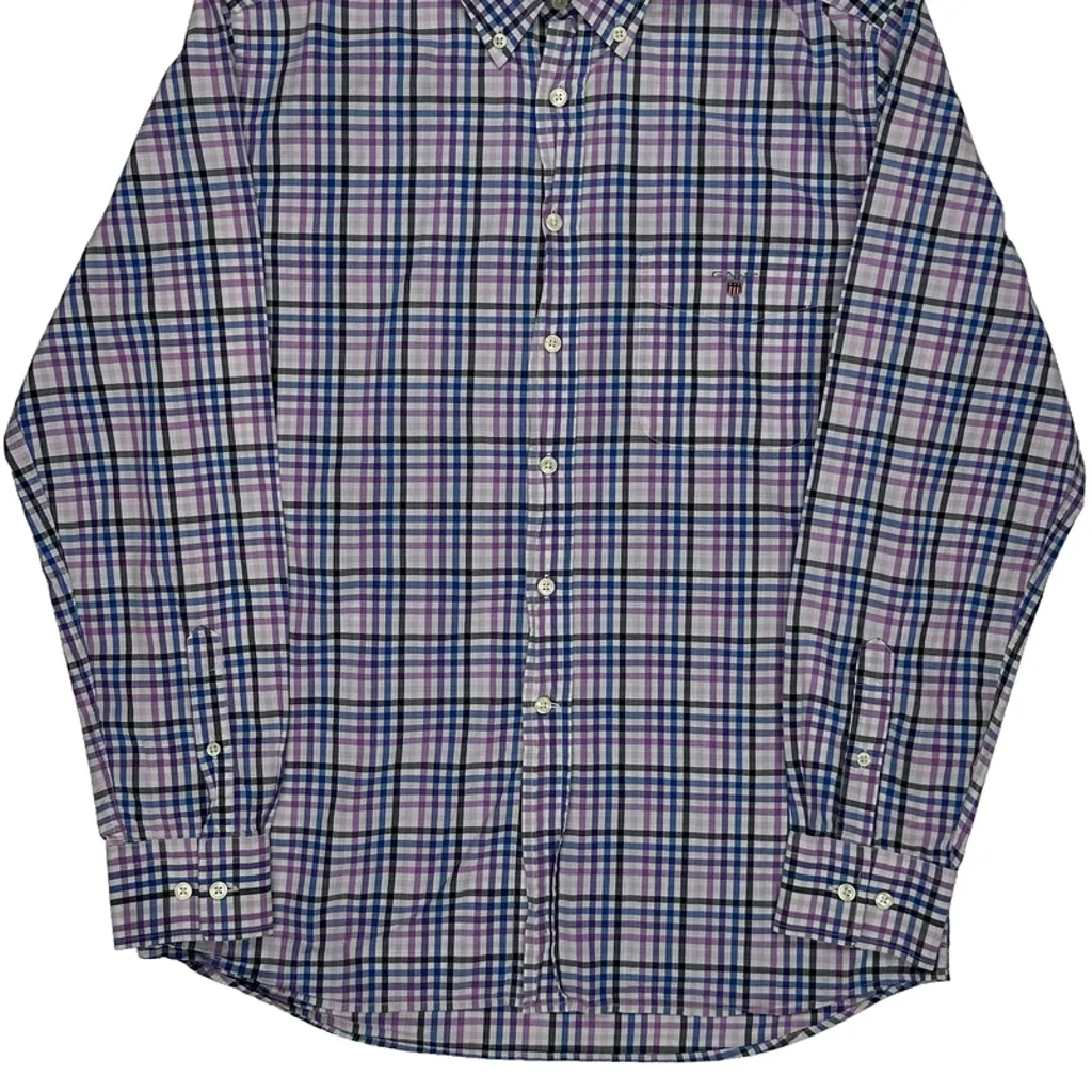 Gant Checked Shirt - Medium Multicoloured Cotton - Image 4