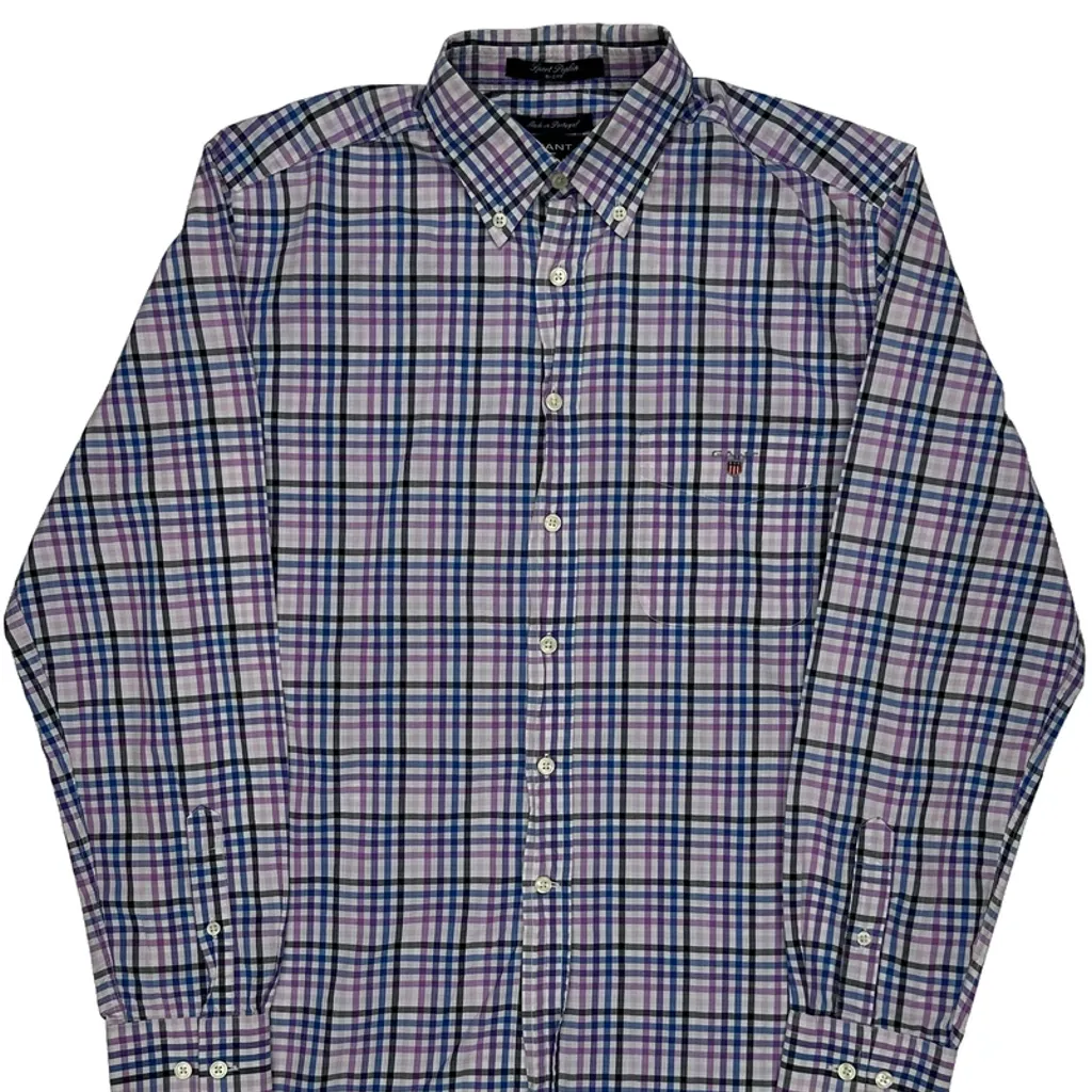 Gant Checked Shirt - Medium Multicoloured Cotton - Image 5