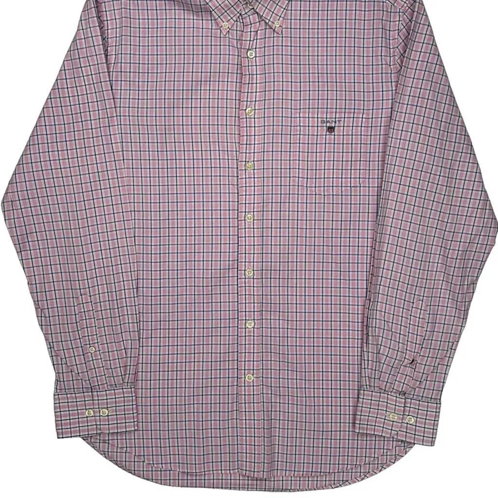 Gant Checked Shirt - XL Pink Cotton - Image 4