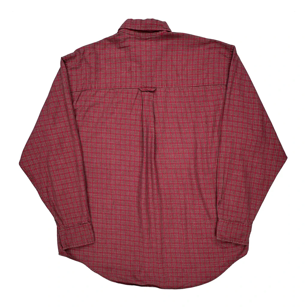 Gant Checked Shirt - Medium Red Cotton - Image 2