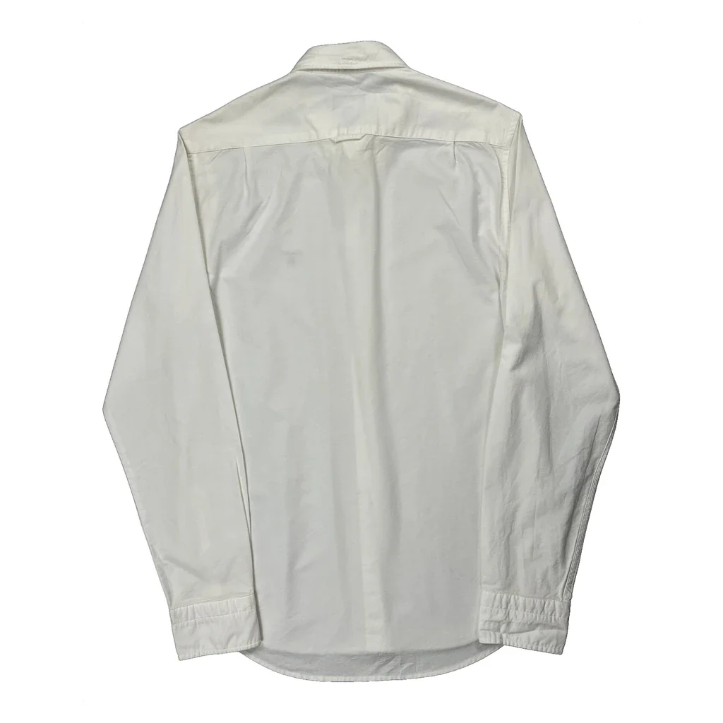 Gant Slim Shirt - Medium White Cotton - Image 2
