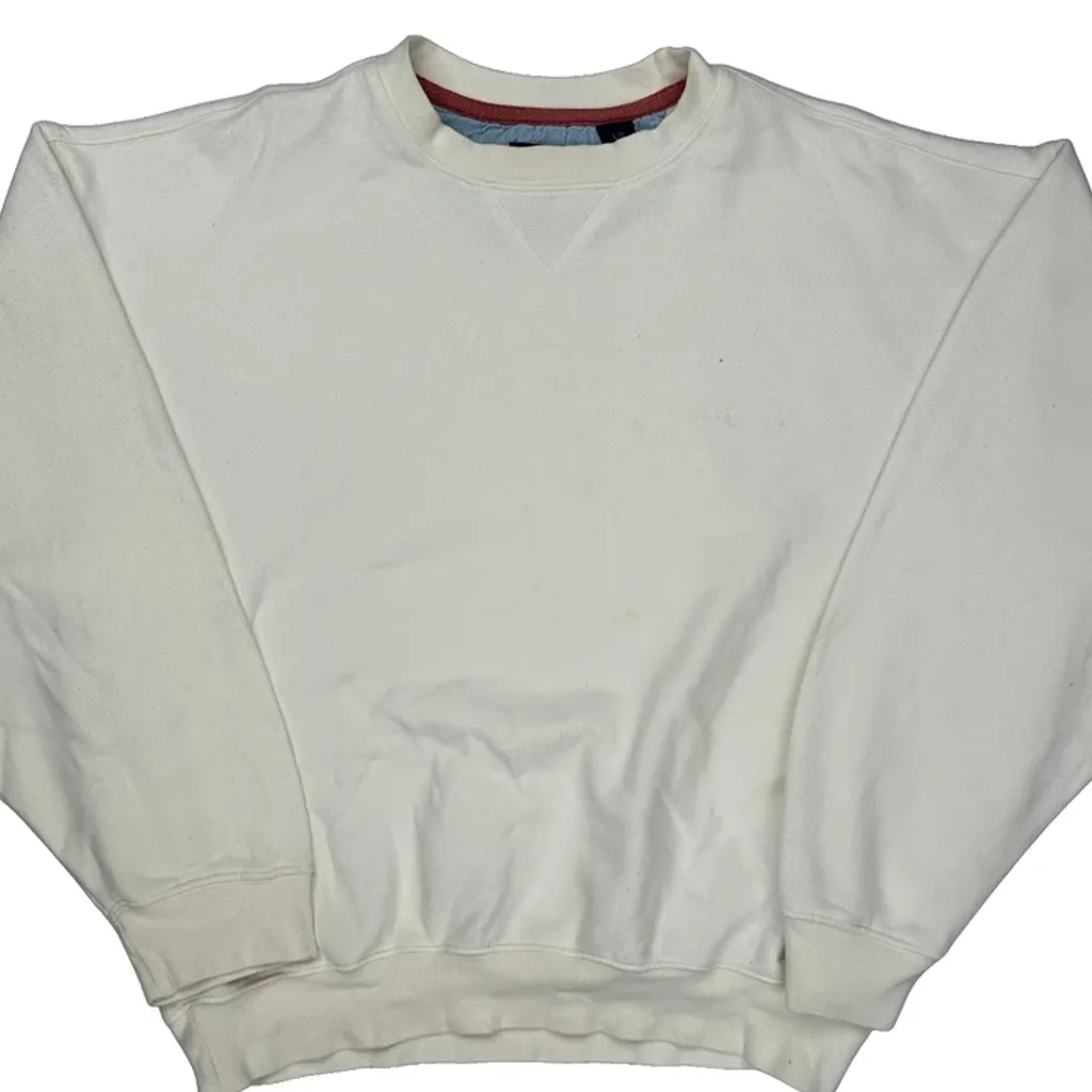 Gant Sweatshirt - Large White Cotton Blend - Image 4