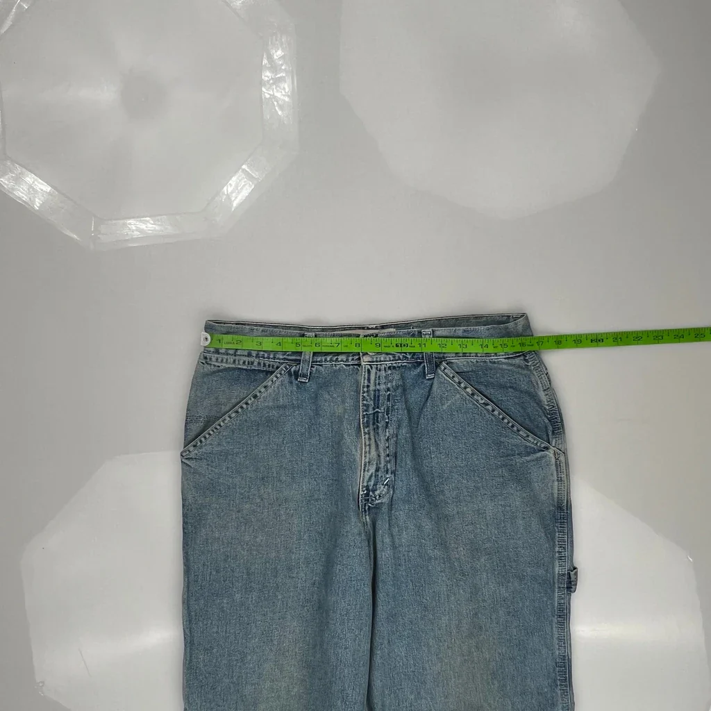 Gap Carpenter Pants - 33W 30L Blue Cotton - Image 3