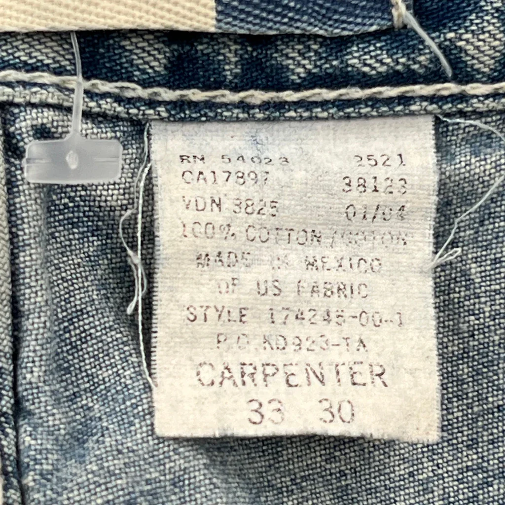 Gap Carpenter Pants - 33W 30L Blue Cotton - Image 6