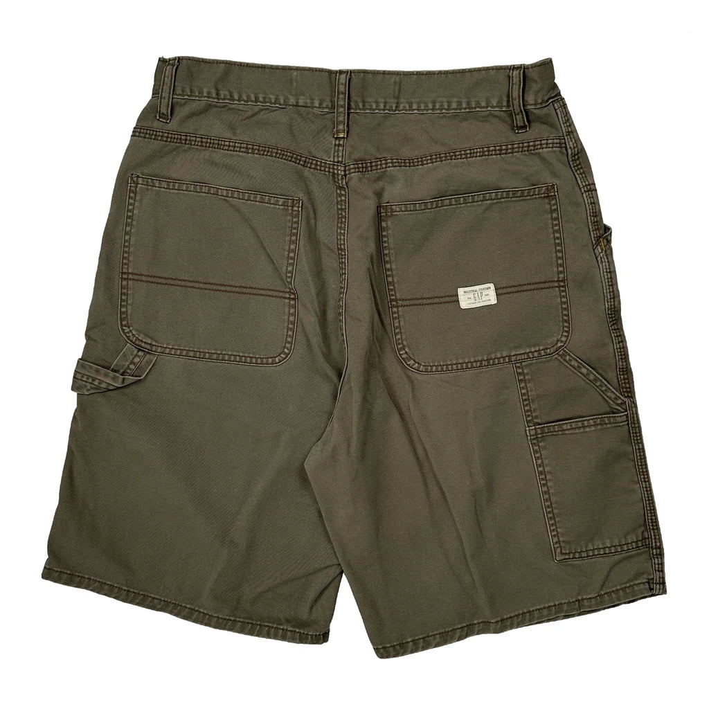 Gap Carpenter Shorts - 30W 9L Khaki Cotton