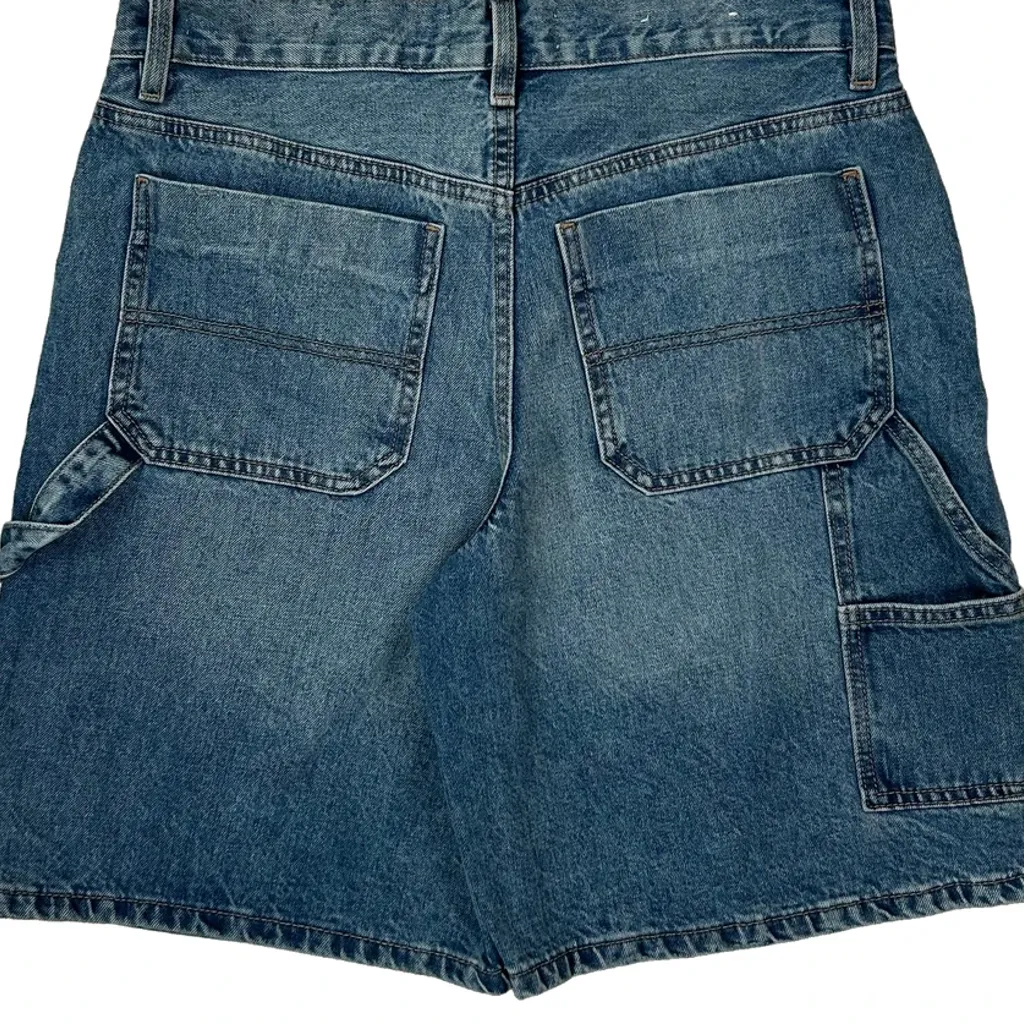 Garage Denim Shorts - 30W UK 12 Blue Denim - Image 8