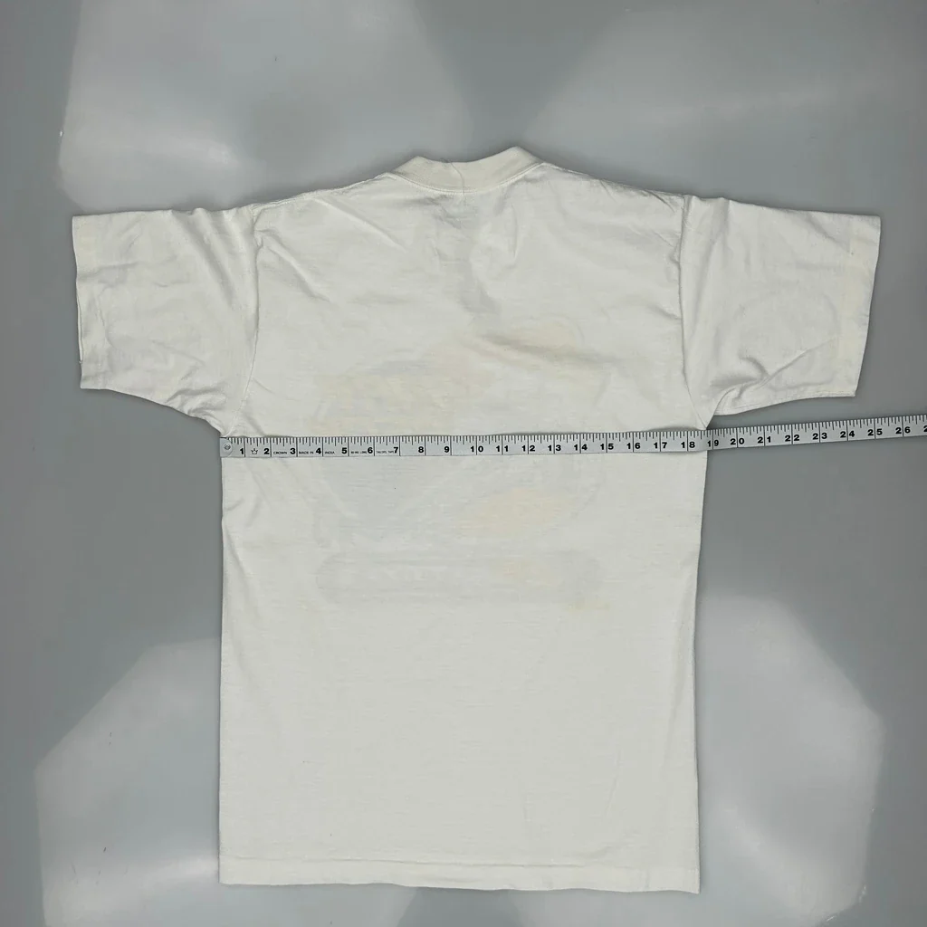 Gary Beck Unbranded Graphic T-Shirt - Small White Cotton - Image 3