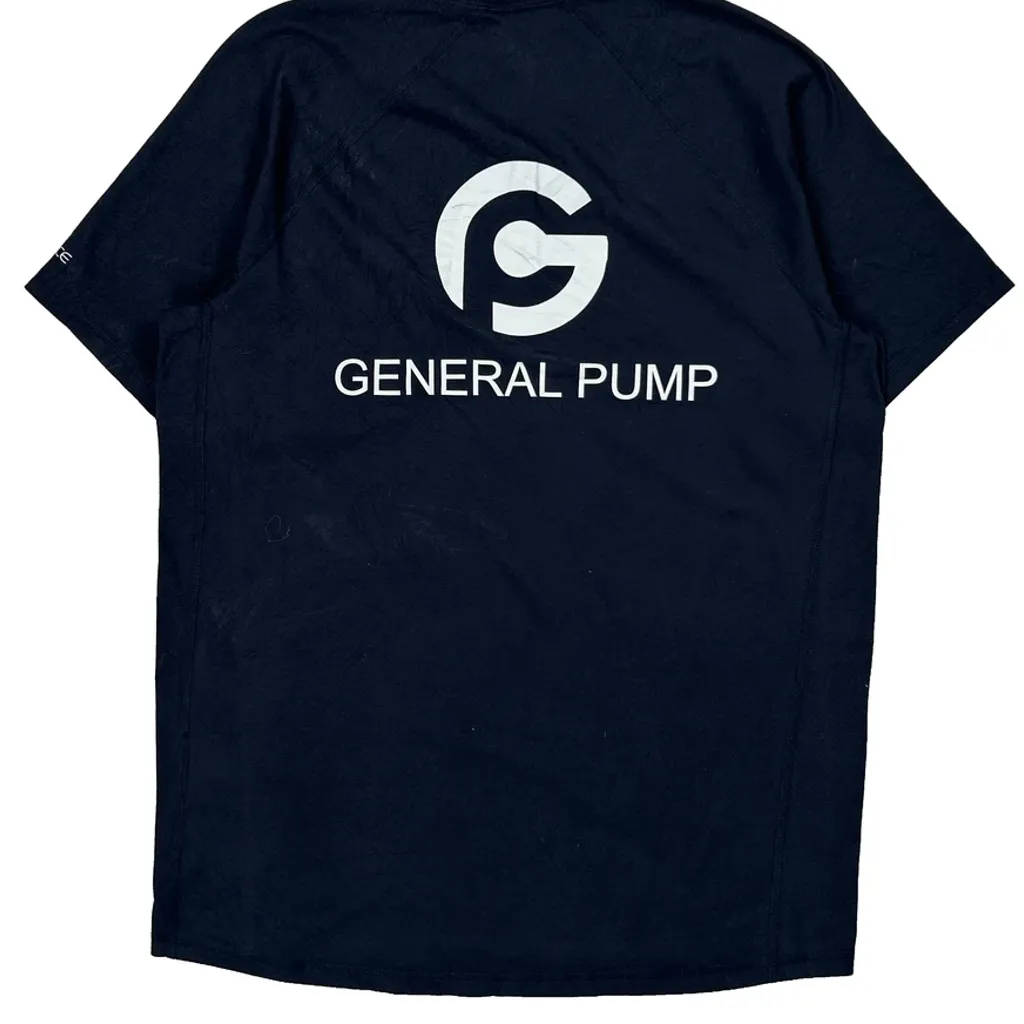General Pump Logo On Back Carhartt T-Shirt - Medium Navy Cotton - Image 6