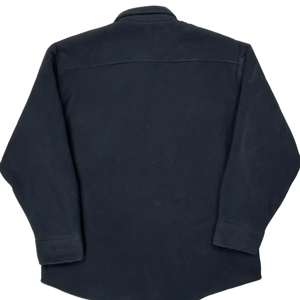 Genuine Dickies Fleece Jacket - Large Navy Polyester - Image 6