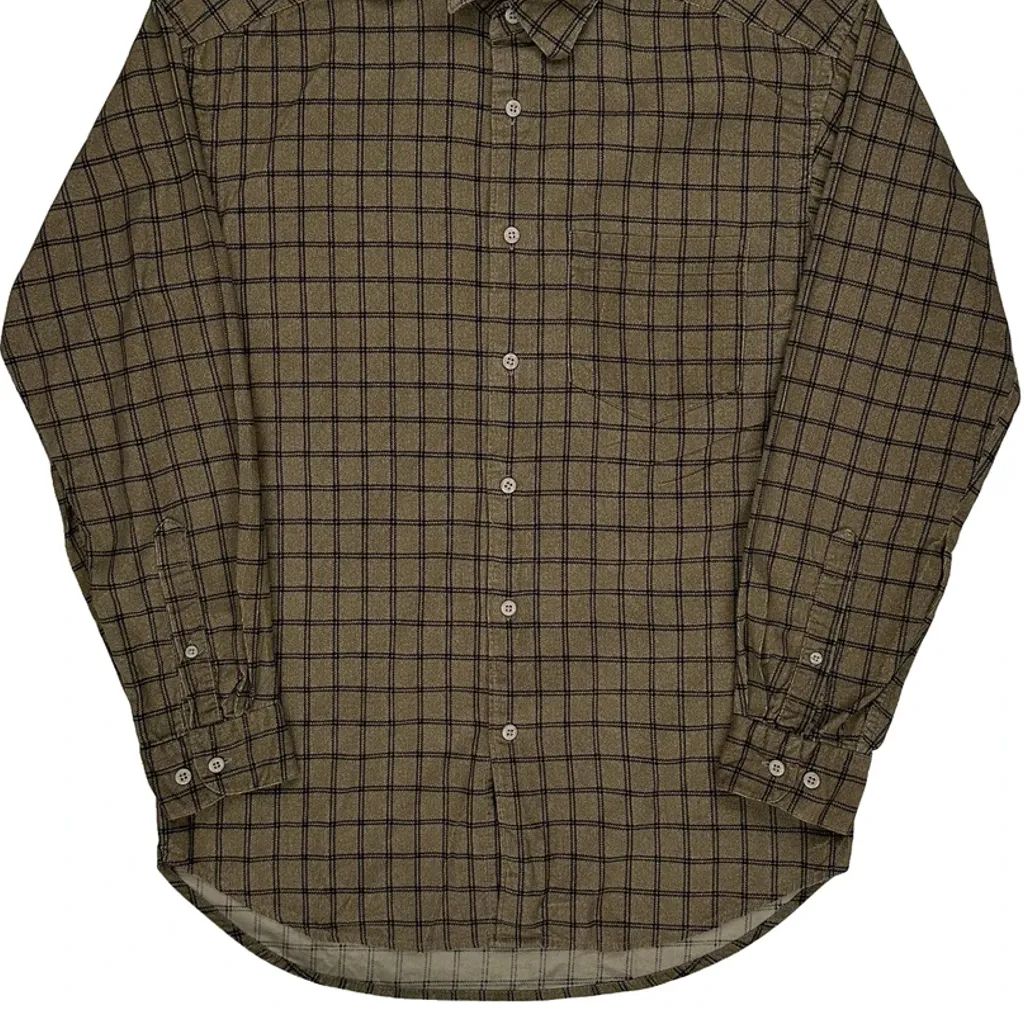 Geoffrey Beene Checked Shirt - Medium Brown Cotton - Image 5