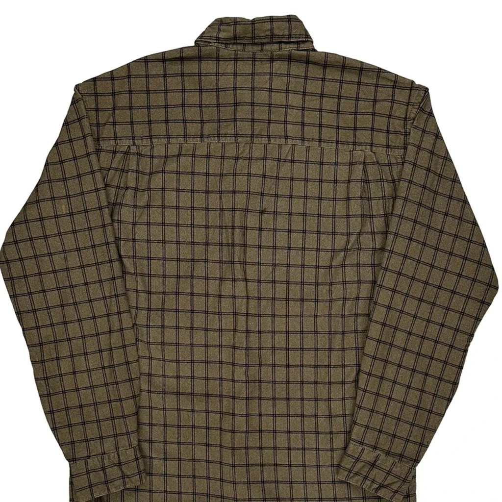 Geoffrey Beene Checked Shirt - Medium Brown Cotton - Image 7
