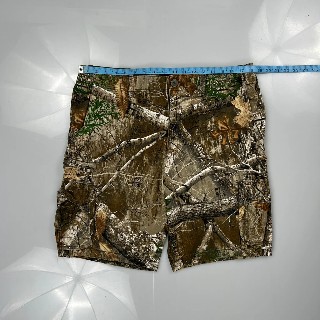 George Camo Cargo Shorts - 36W 10L Camo Cotton - Image 3