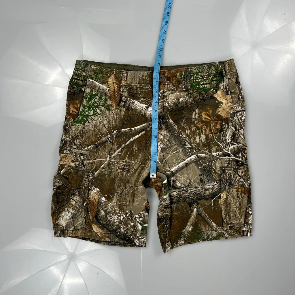 George Camo Cargo Shorts - 36W 10L Camo Cotton - Image 4