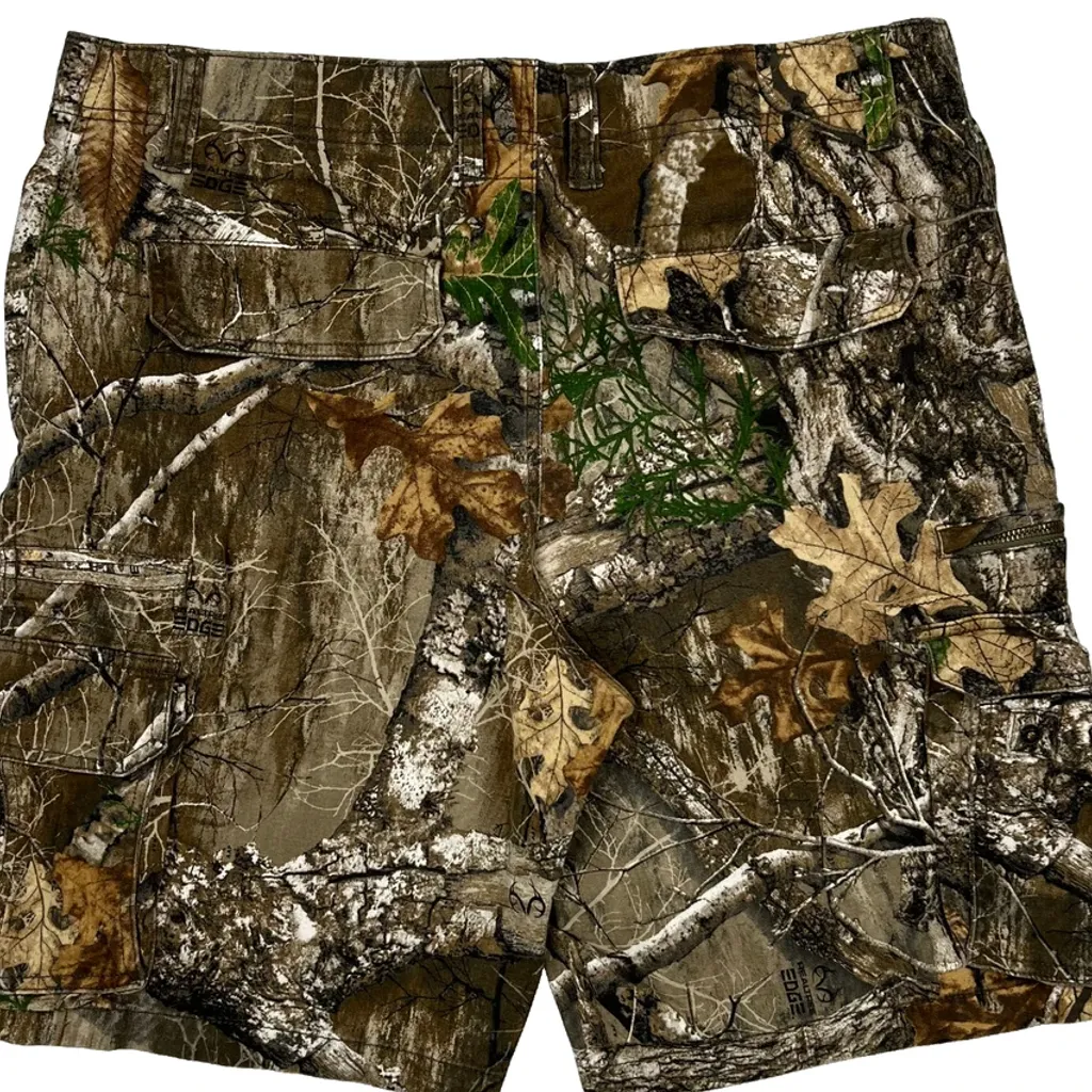 George Camo Cargo Shorts - 36W 10L Camo Cotton - Image 8