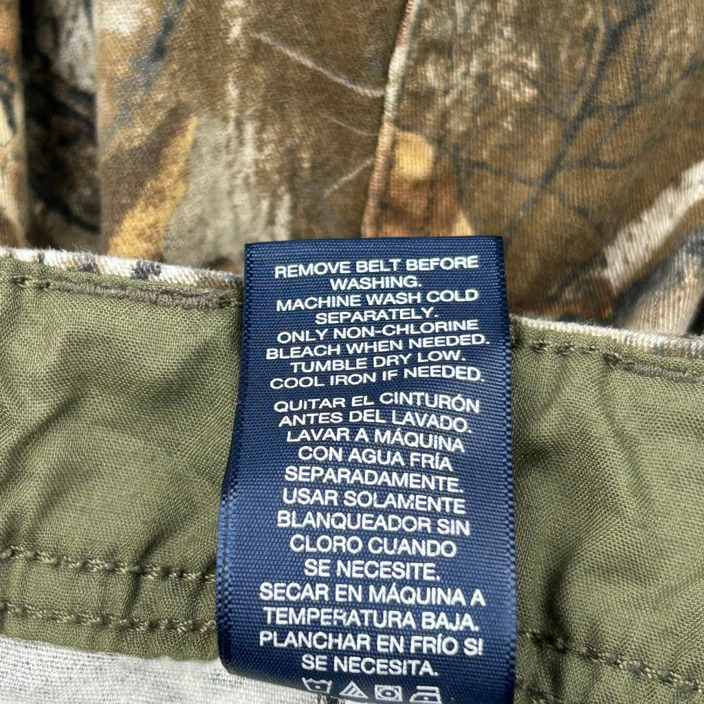 George Camo Cargo Shorts - 38W 10L Green Cotton - Image 4