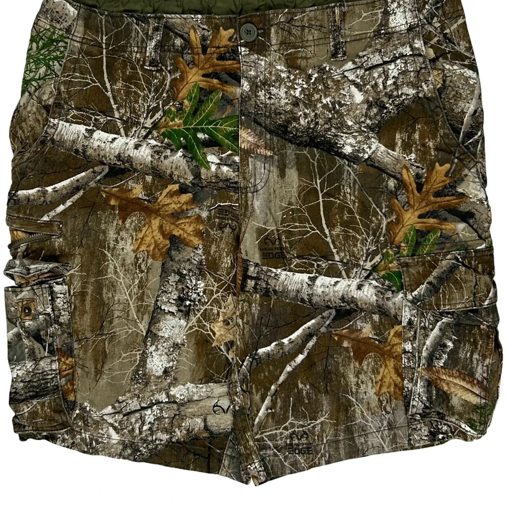 George Camo Cargo Shorts - 38W 10L Green Cotton - Image 8