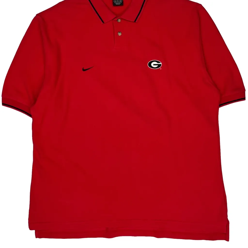 Georgia Bulldogs Nike Polo Shirt - XL Red Cotton - Image 5