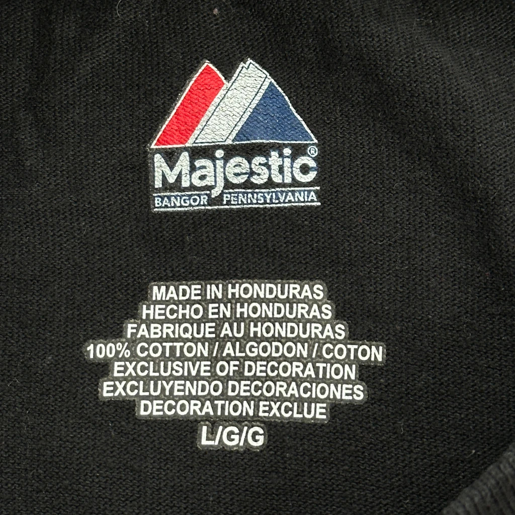 Giants Majestic Mlb T-Shirt - Large Black Cotton - Image 3