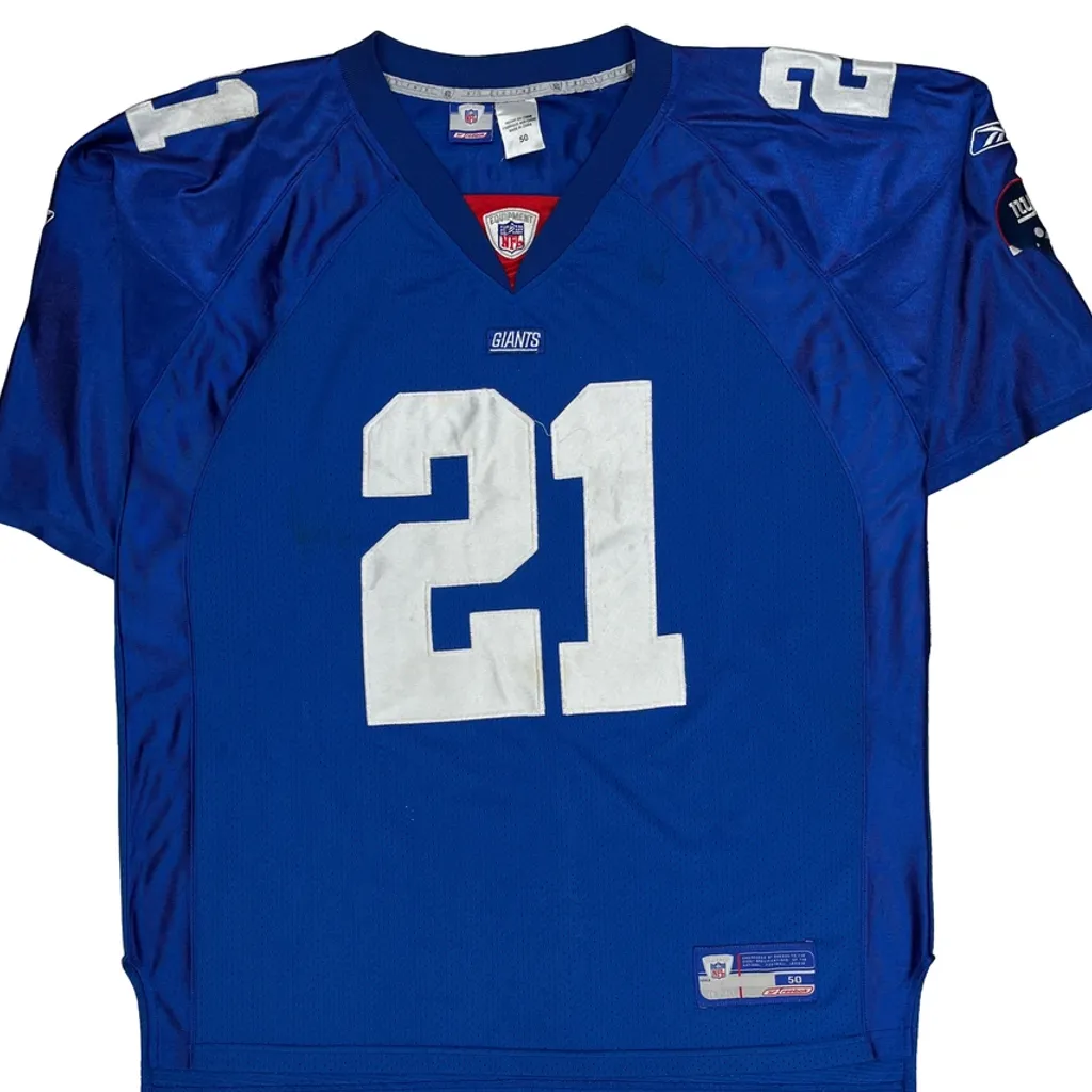 Giants Reebok Football Jersey - XL Blue Polyester - Image 4