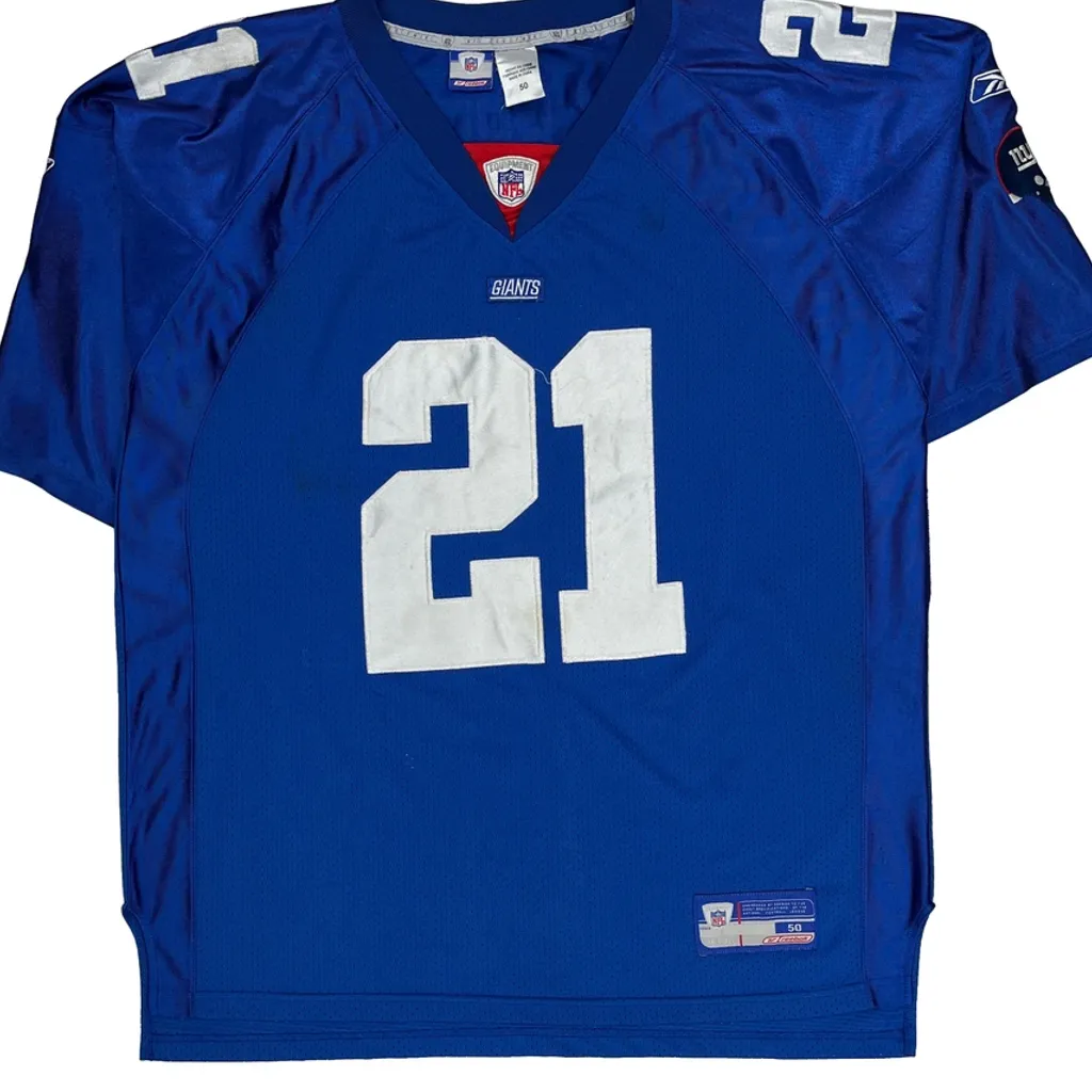 Giants Reebok Football Jersey - XL Blue Polyester - Image 5