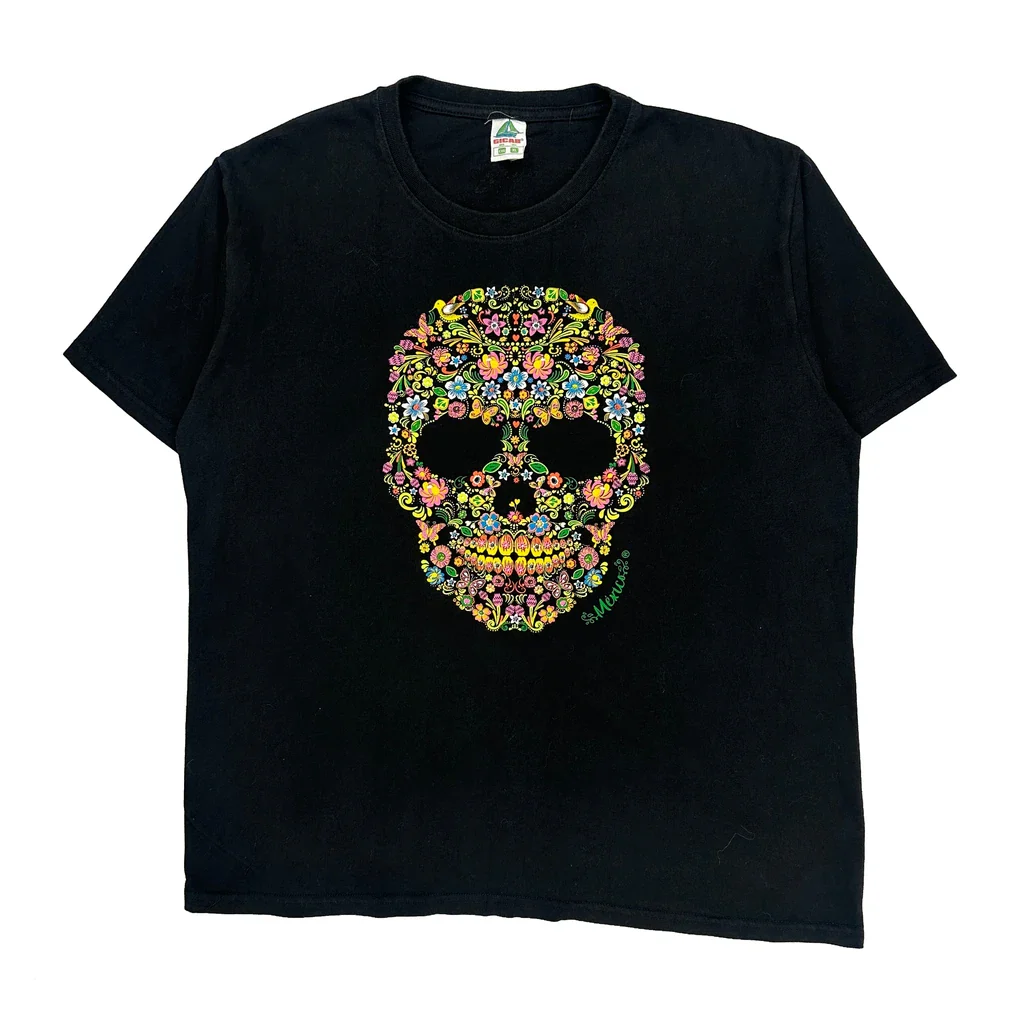 Gicab Graphic T-Shirt - XL Black Cotton