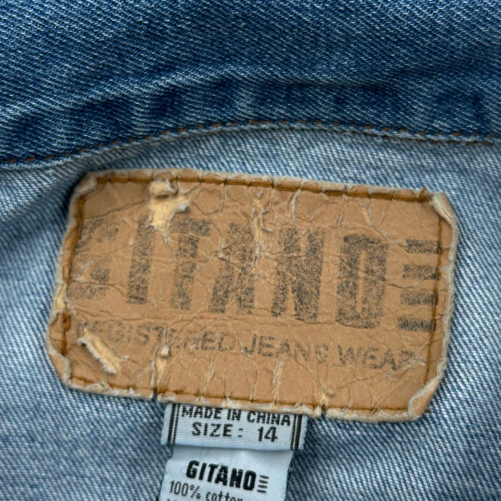 Gitano Denim Jacket - Large Blue Cotton - Image 3
