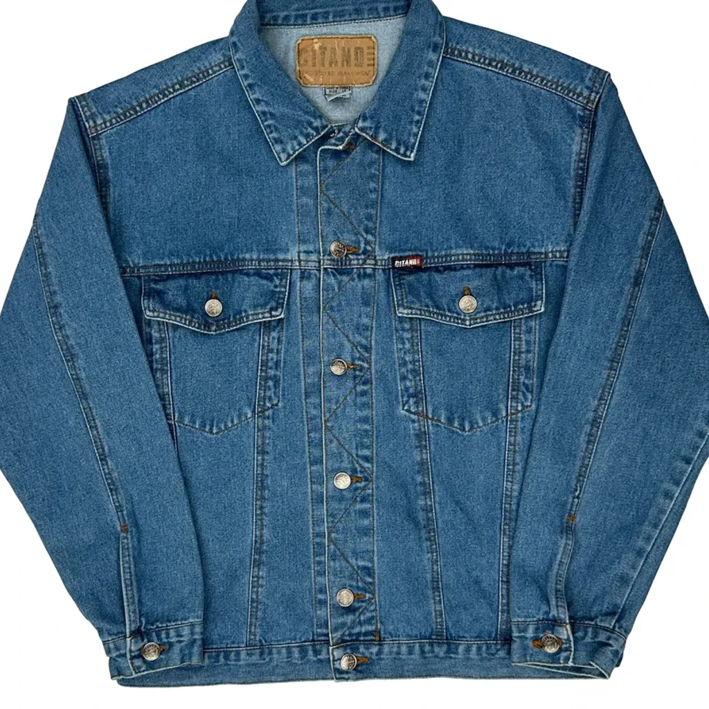 Gitano Denim Jacket - Large Blue Cotton - Image 4