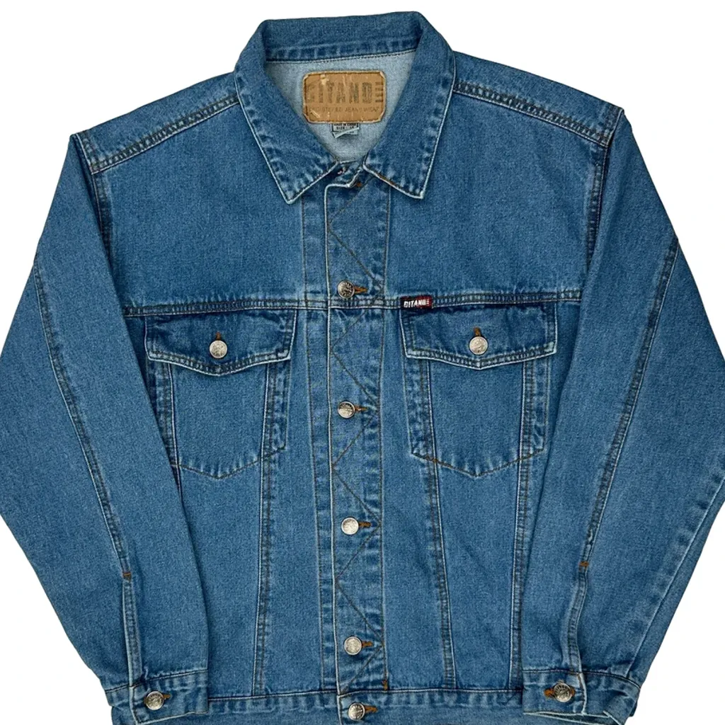Gitano Denim Jacket - Large Blue Cotton - Image 5