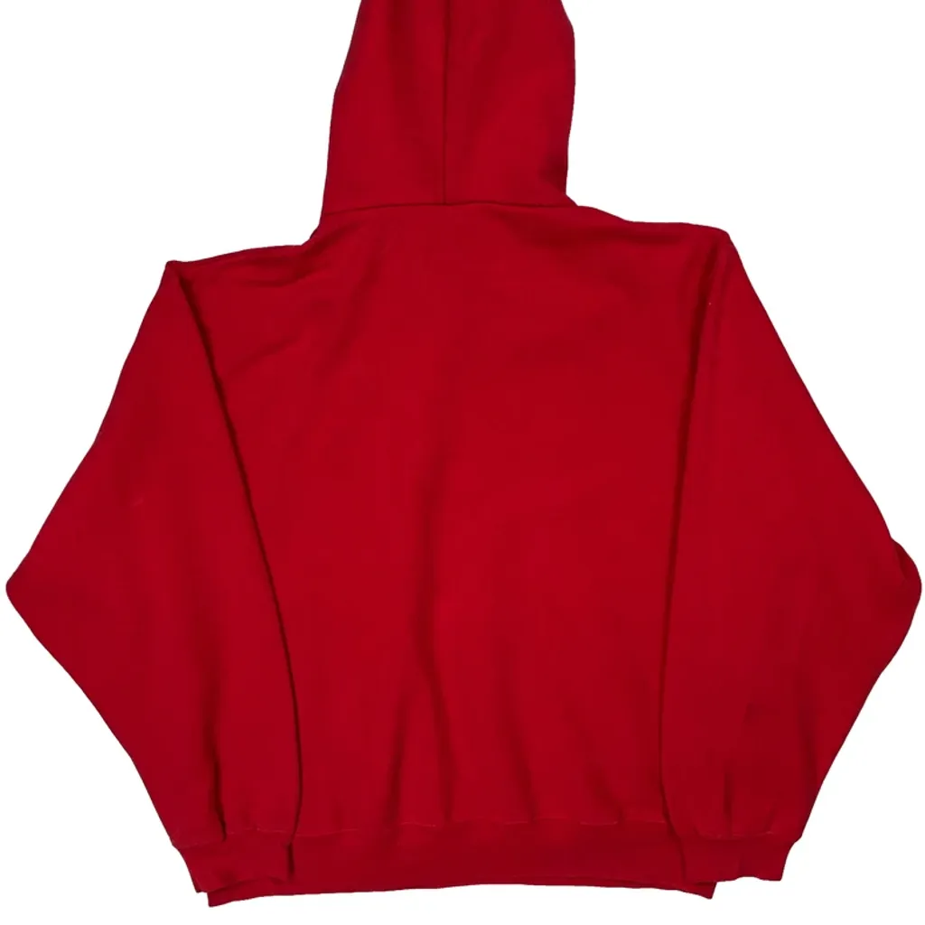 Glenwood Sports Care Nike Hoodie - Large Red Cotton - Image 7