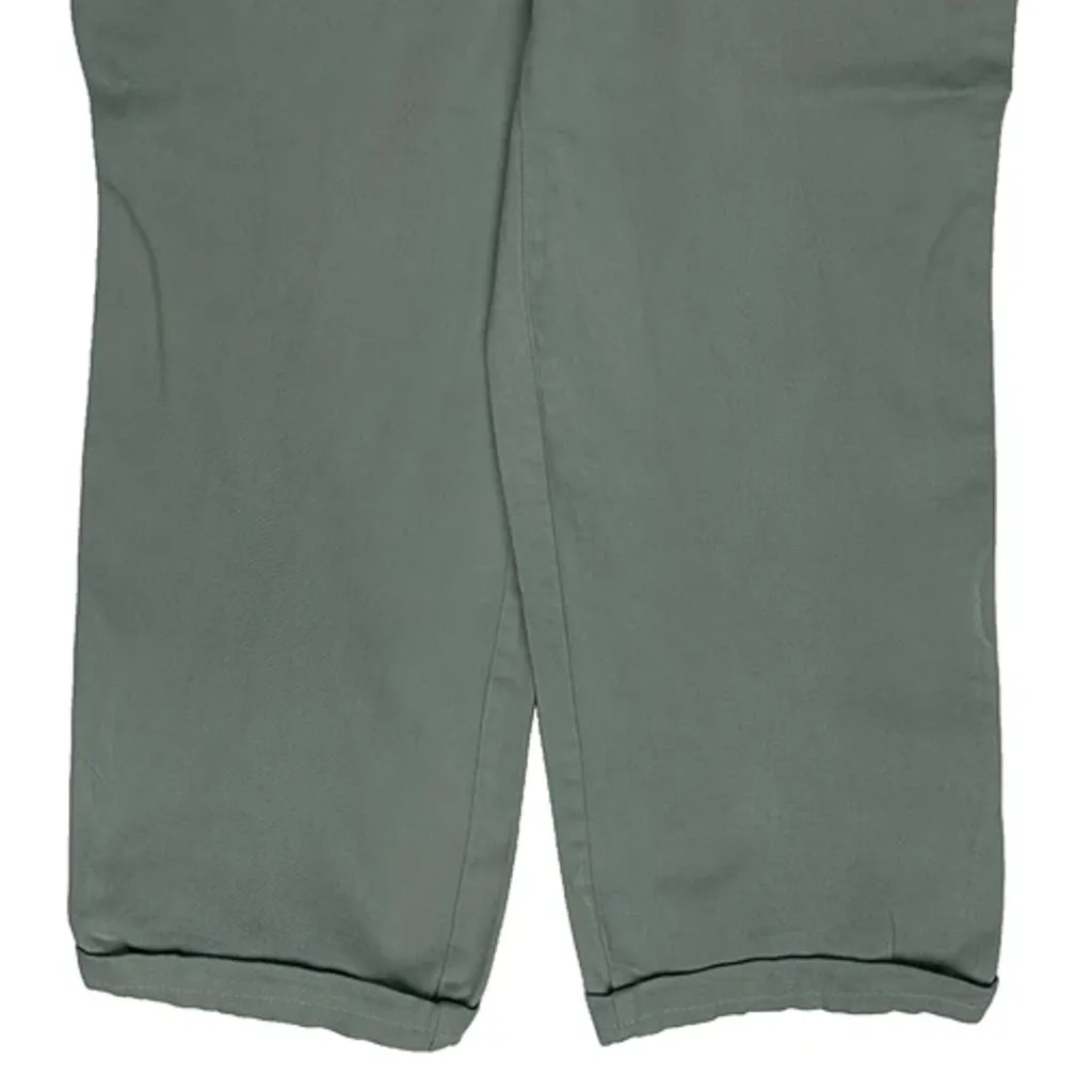 Gloria Vanderbilt Trousers - 36W UK 18 Green Cotton - Image 9