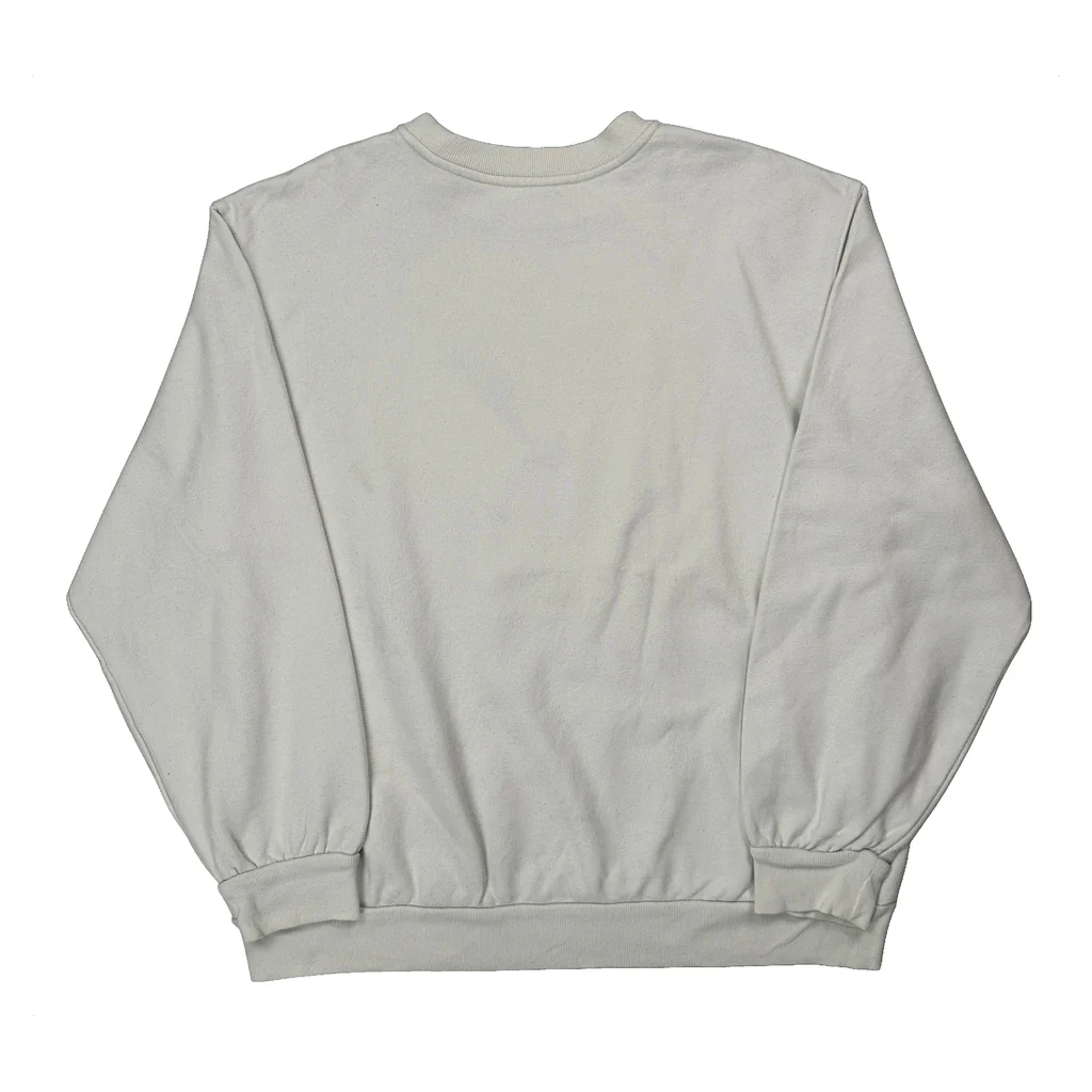 Go For It Levis Graphic Sweatshirt - Medium White Cotton - Image 2
