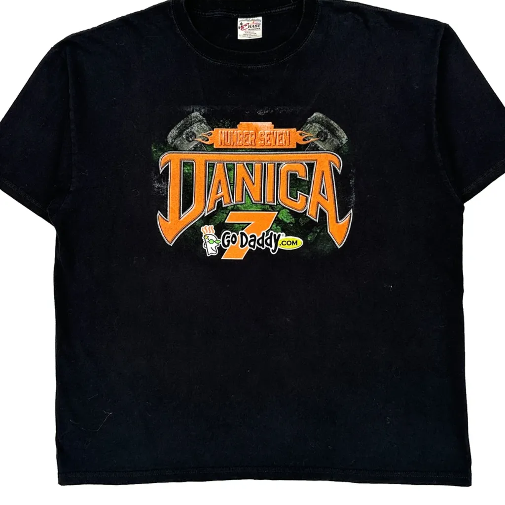 Godaddy Chase Authentics Nascar T-Shirt - 2XL Black Cotton - Image 5