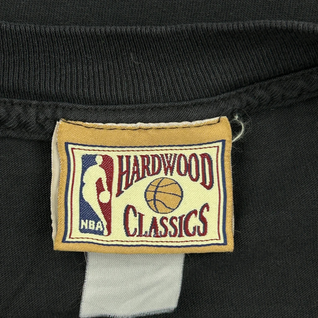 Golden State Warriors Hardwood Classics Nba Graphic Long Sleeve T-Shirt - Small Black Cotton - Image 4