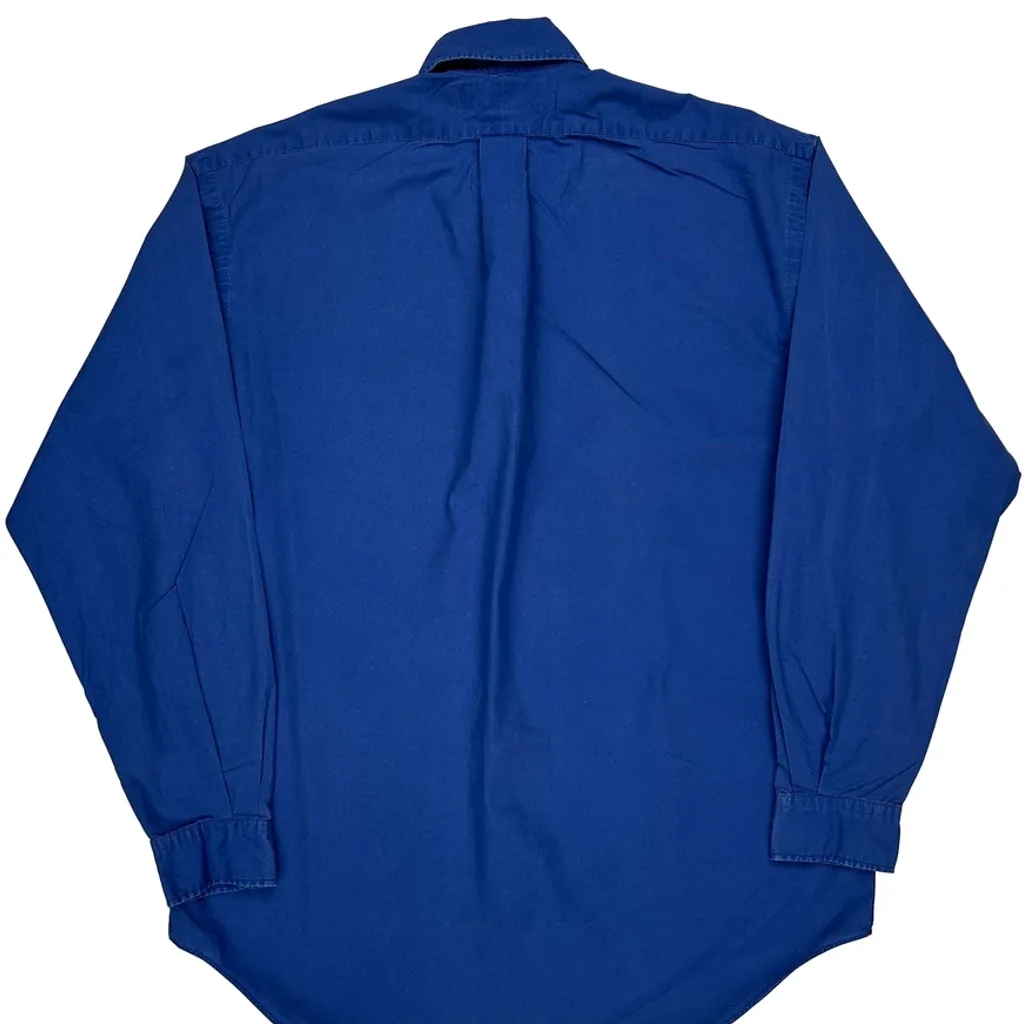 Golf Ralph Lauren Polo Golf Crest Shirt - Medium Blue Cotton - Image 7