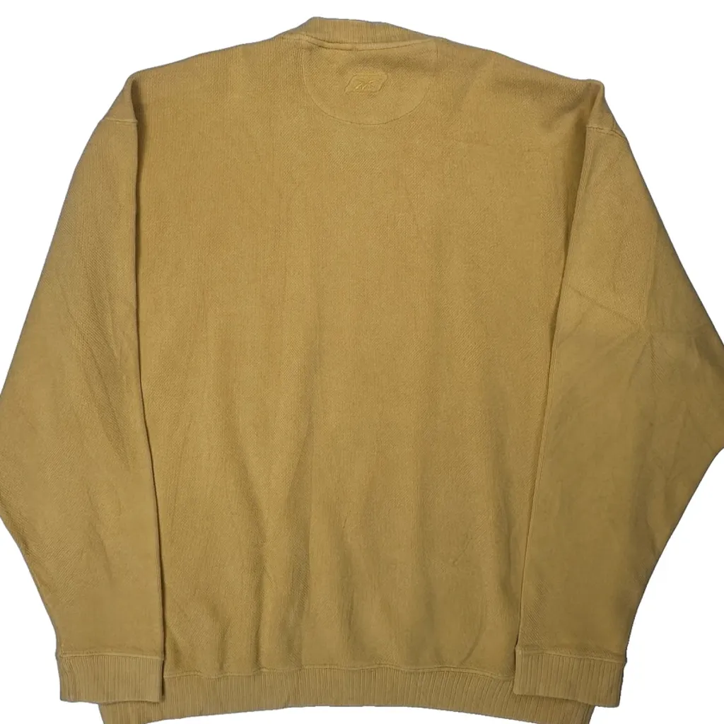 Golf Reebok Sweatshirt - Medium Yellow Cotton - Image 6