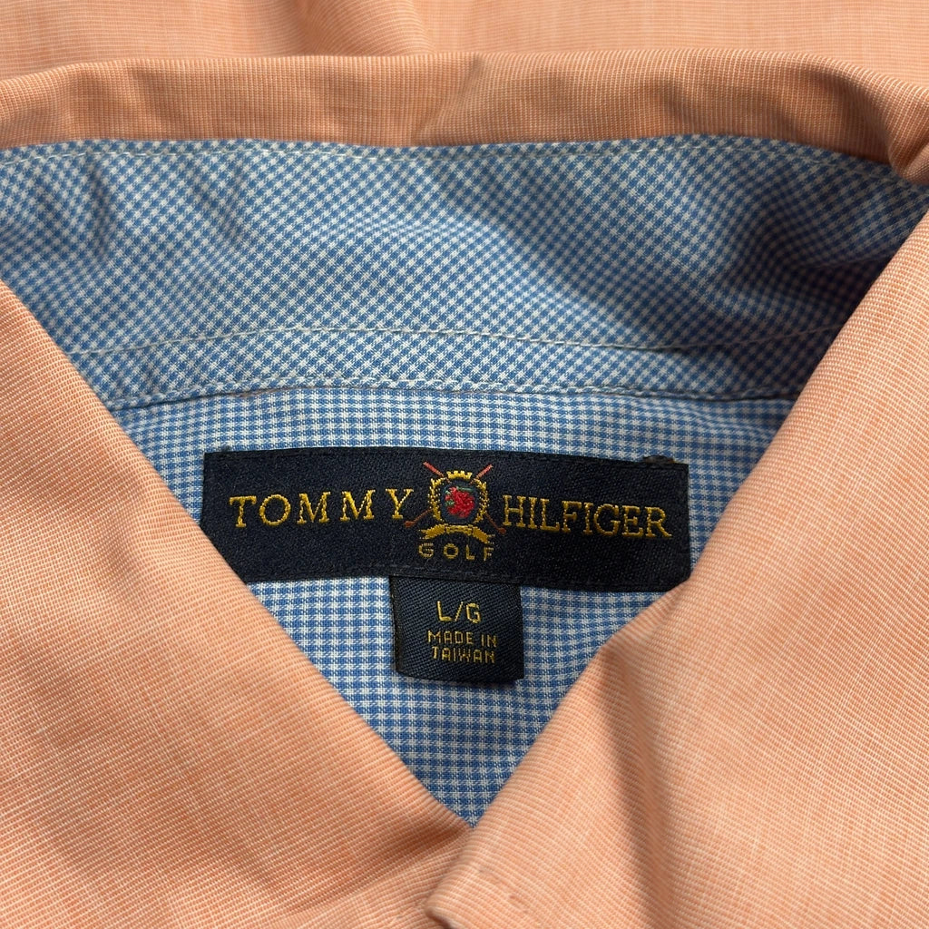 Golf Tommy Hilfiger Shirt - Large Pink Cotton - Image 3