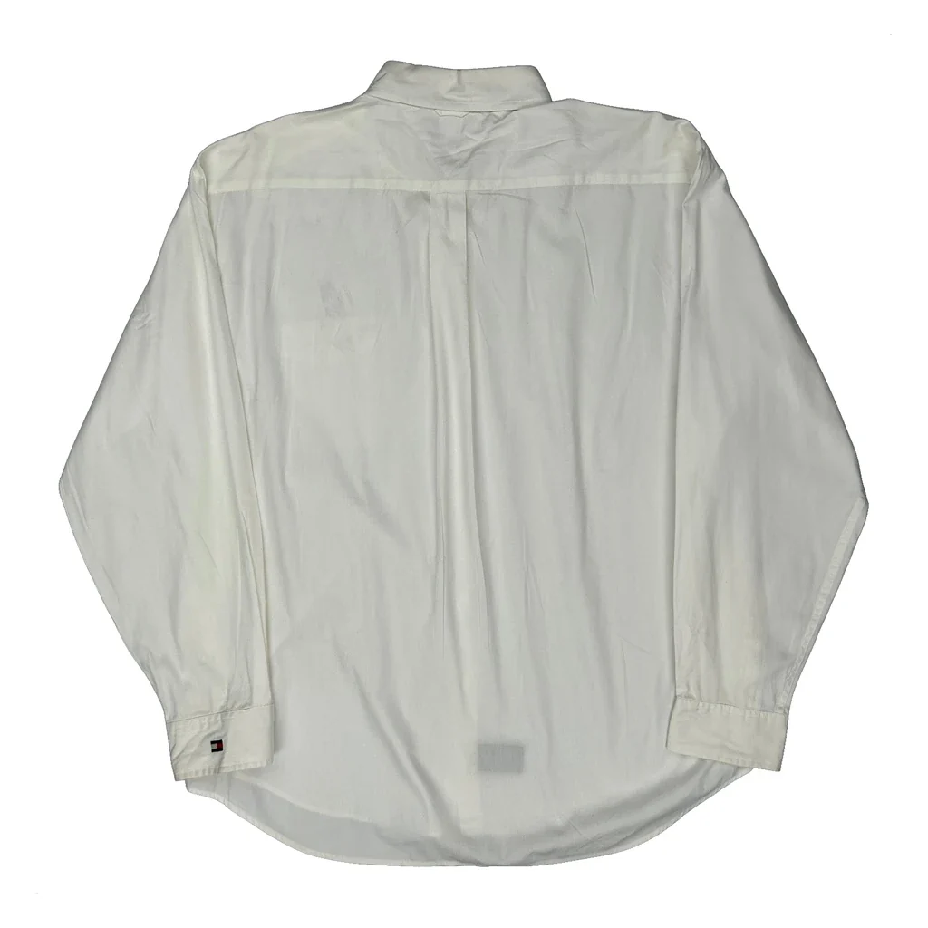 Golf Tommy Hilfiger Shirt - XL White Cotton - Image 2