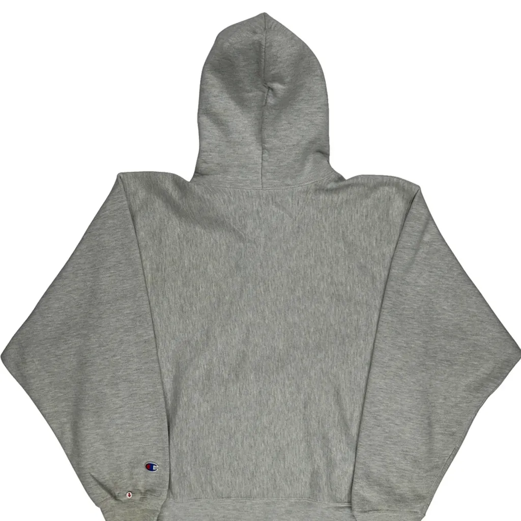 Gonzaga Champion College Hoodie - Large Grey Cotton - Image 9