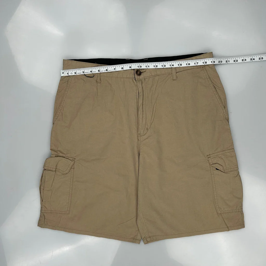 Goodfellow Cargo Shorts - 38W 10L Beige Cotton - Image 3