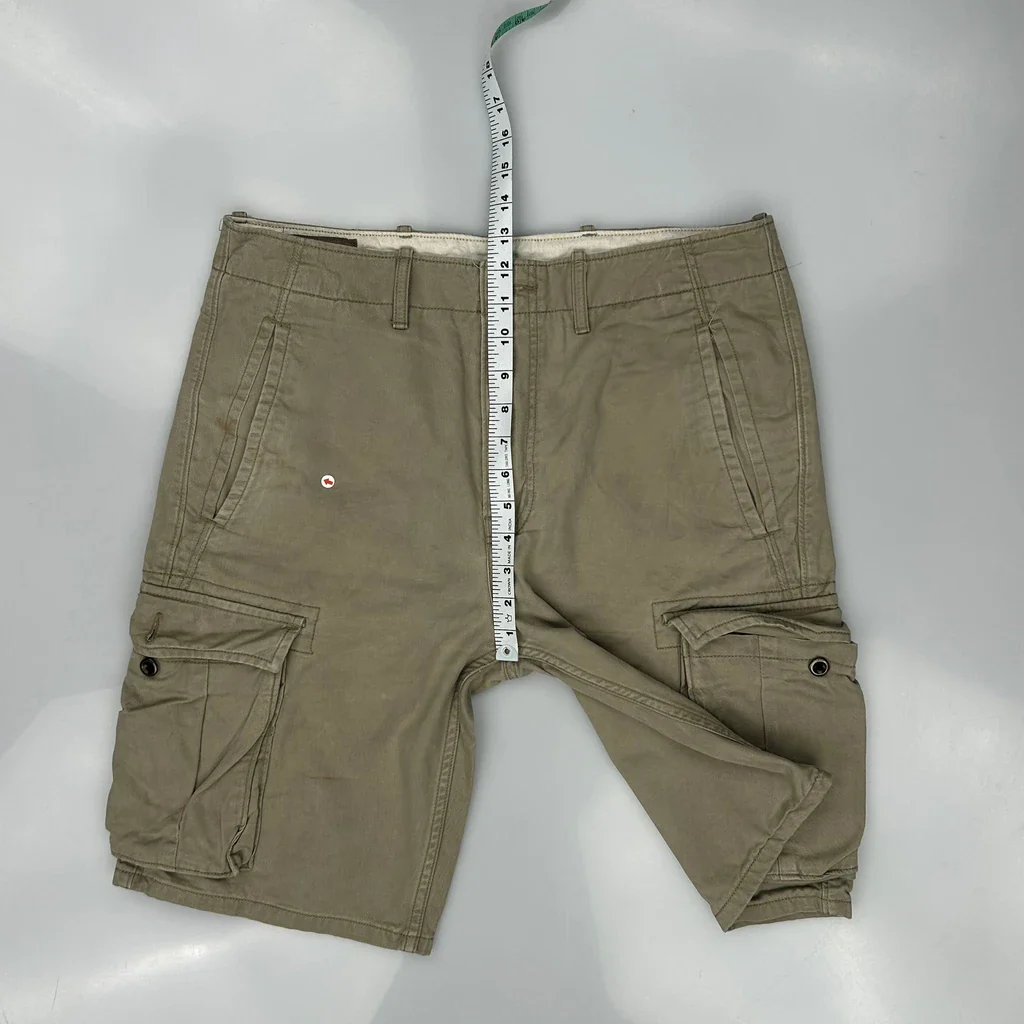 Goodfellow Cargo Shorts - 34W 11L Khaki Cotton - Image 6